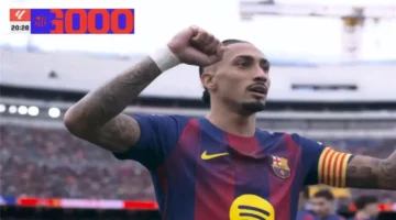 رافينها يكرر سيناريو التسجيل في شباك إشبيلية ليضيف الهدف الثاني لبرشلونة